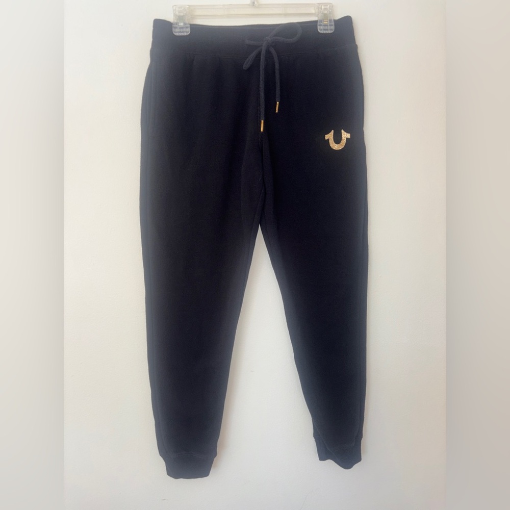 True Religion Black Fleece Joggers
